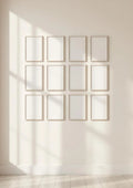 Frame Styled Room Mockup — White Frame Portrait 2:3 — Perspective View — #01200 | MockupBulk