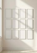 Frame Styled Room Mockup — White Frame Portrait 2:3 — Perspective View — #01212 | MockupBulk