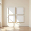 Frame High-Res Frame Mockup — Plain Square Frame Portrait 2:3 — Perspective View — #01216 | MockupBulk