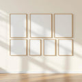 Frame Frame Display Mockup — Plain Square Frame Square 1:1 — Perspective View — #01225 | MockupBulk