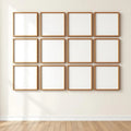 Frame High-Res Frame Mockup — Plain Square Frame Square 1:1 — Perspective View — #01237 | MockupBulk