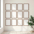 Frame Wall Art Mockup — Plain Square Frame Portrait 2:3 — Perspective View — #01252 | MockupBulk