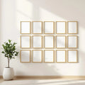 Frame Premium Interior Mockup — Plain Square Frame Square 1:1 — Perspective View — #01264 | MockupBulk