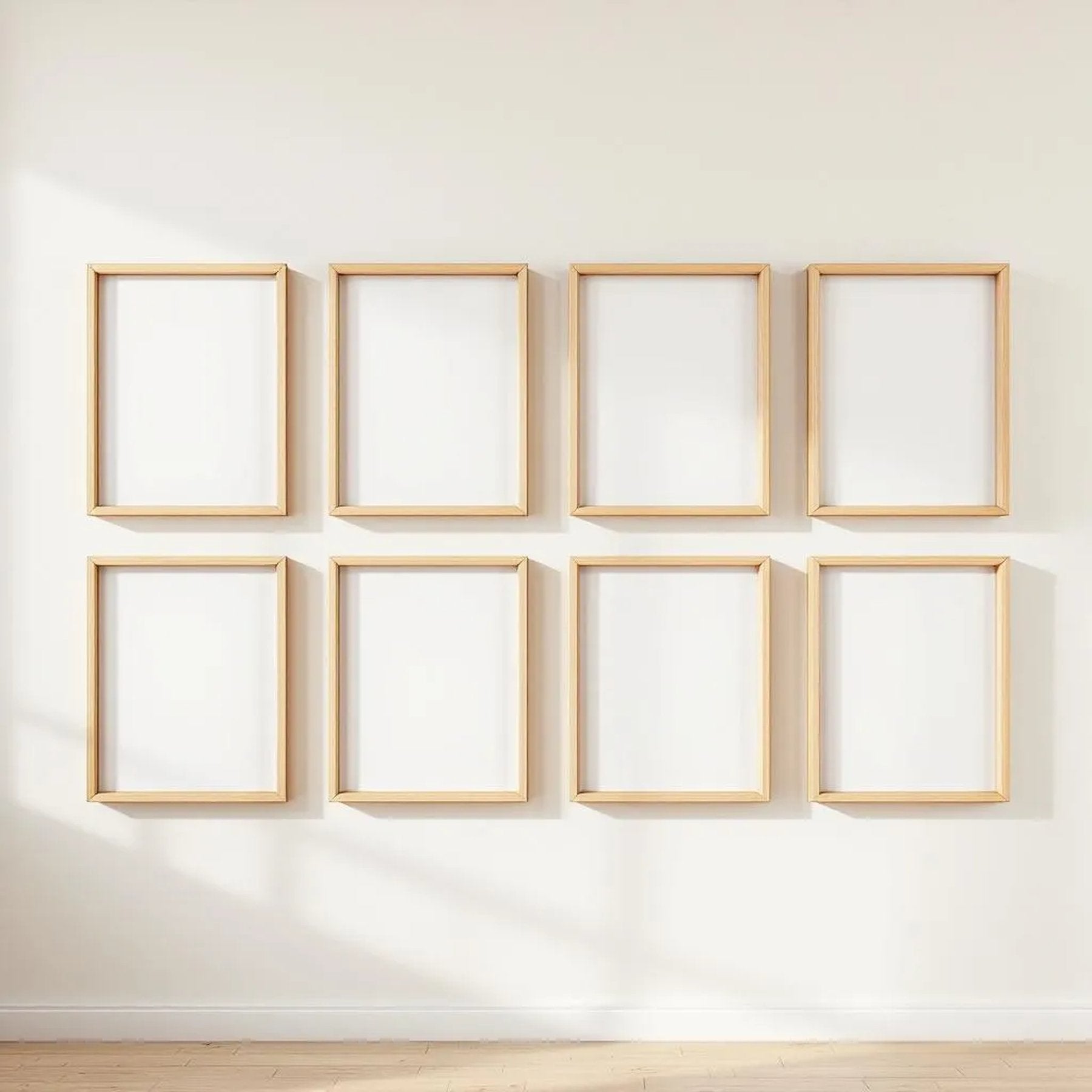 Frame Frame Display Mockup — Plain Square Frame Square 1:1 — Perspective View — #01312 | MockupBulk
