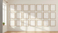 Frame Styled Room Mockup — Espresso Frame Portrait 2:3 — Perspective View — #01331 | MockupBulk
