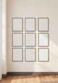Frame Professional Frame Mockup — Espresso Frame Portrait 2:3 — Perspective View — #01332 | MockupBulk