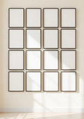 Frame Editorial Room Mockup — Espresso Frame Portrait 2:3 — Perspective View — #01341 | MockupBulk