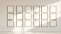 Frame Room Scene Mockup — Espresso Frame Portrait 2:3 — Perspective View — #01343 | MockupBulk