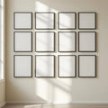 Frame Styled Room Mockup — Plain Square Frame Portrait 2:3 — Perspective View — #01348 | MockupBulk