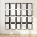 Frame Lifestyle Frame Mockup — Plain Square Frame Portrait 4:5 — Perspective View — #01354 | MockupBulk