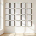Frame Premium Interior Mockup — Plain Square Frame Square 1:1 — Perspective View — #01360 | MockupBulk