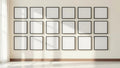 Frame Frame Display Mockup — Matte Black Frame Portrait 4:5 — Perspective View — #01364 | MockupBulk