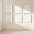 Frame Editorial Room Mockup — Plain Square Frame Portrait 4:5 — Perspective View — #01372 | MockupBulk