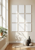 Frame Styled Room Mockup — White Frame Portrait 2:3 — Perspective View — #01383 | MockupBulk