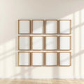 Frame Frame Display Mockup — Plain Square Frame Portrait 2:3 — Perspective View — #01387 | MockupBulk