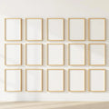 Frame Frame Display Mockup — Plain Square Frame Square 1:1 — Perspective View — #01390 | MockupBulk
