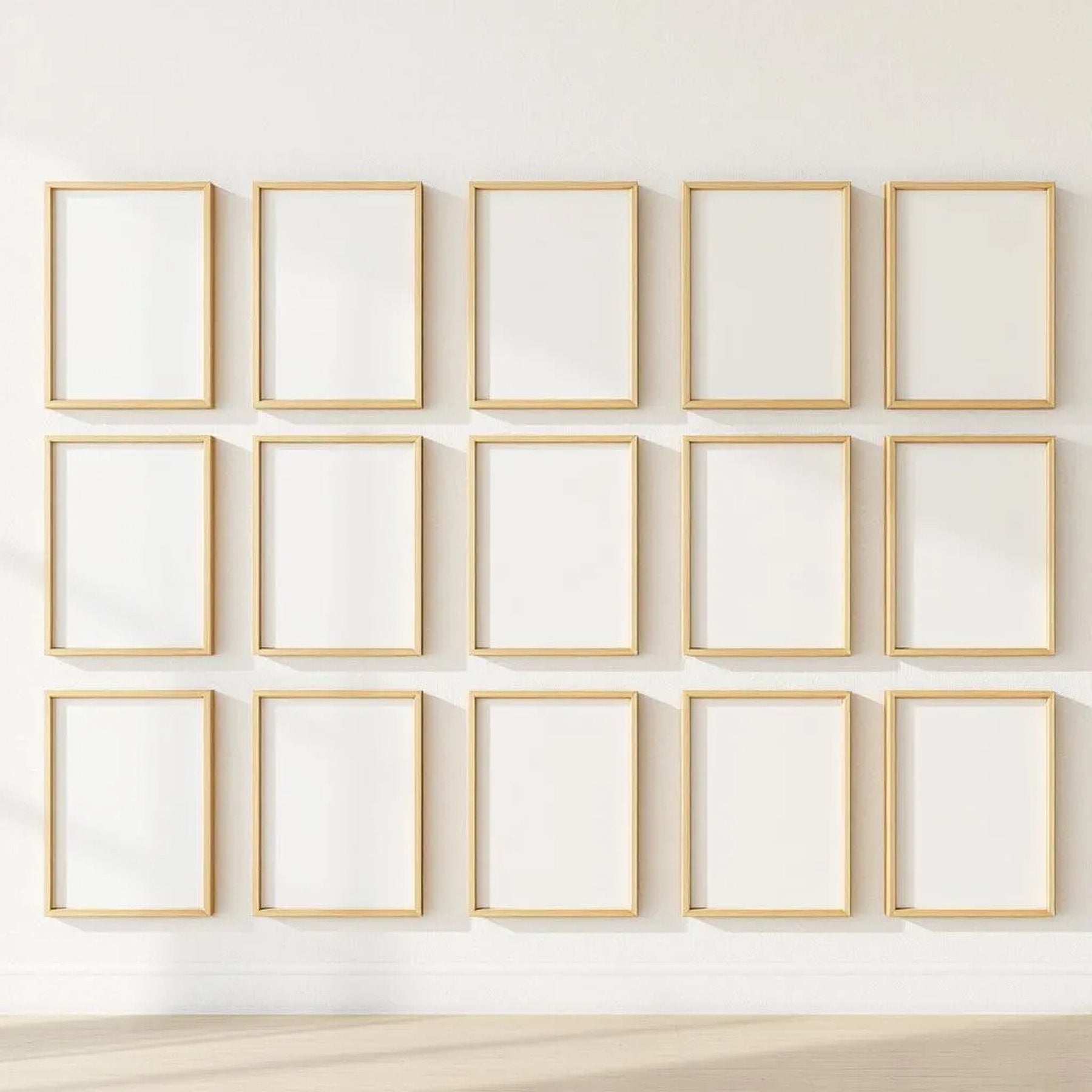 Frame Frame Display Mockup — Plain Square Frame Square 1:1 — Perspective View — #01390 | MockupBulk