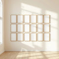 Frame Styled Room Mockup — Plain Square Frame Portrait 2:3 — Perspective View — #01393 | MockupBulk