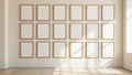 Frame High-Res Frame Mockup — Natural Oak Frame Portrait 2:3 — Perspective View — #01394 | MockupBulk