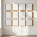 Frame High-Res Frame Mockup — Plain Square Frame Portrait 2:3 — Perspective View — #01396 | MockupBulk