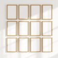 Frame Editorial Room Mockup — Plain Square Frame Square 1:1 — Perspective View — #01399 | MockupBulk
