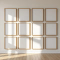 Frame Editorial Room Mockup — Plain Square Frame Portrait 2:3 — Perspective View — #01405 | MockupBulk