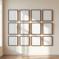 Frame High-Res Frame Mockup — Plain Square Frame Portrait 5:7 — Perspective View — #01411 | MockupBulk