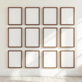 Frame Room Scene Mockup — Plain Square Frame A-Series (A4 / A3) — Perspective View — #01414 | MockupBulk