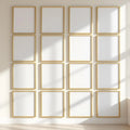 Frame Premium Interior Mockup — Plain Square Frame Portrait 2:3 — Perspective View — #01441 | MockupBulk