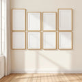 Frame Styled Room Mockup — Plain Square Frame Portrait 4:5 — Perspective View — #01444 | MockupBulk