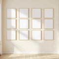 Frame Frame Display Mockup — Plain Square Frame A-Series (A4 / A3) — Perspective View — #01447 | MockupBulk