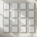 Frame Wall Art Mockup — Plain Square Frame Portrait 2:3 — Perspective View — #01450 | MockupBulk