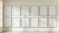 Frame Styled Room Mockup — Silver Frame Portrait 2:3 — Perspective View — #01457 | MockupBulk