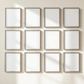 Frame Styled Room Mockup — Plain Square Frame Portrait 4:5 — Perspective View — #01462 | MockupBulk