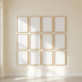 Frame Styled Room Mockup — Plain Square Frame Portrait 2:3 — Perspective View — #01477 | MockupBulk