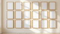 Frame Lifestyle Frame Mockup — Raw Pine Frame Portrait 2:3 — Perspective View — #01484 | MockupBulk
