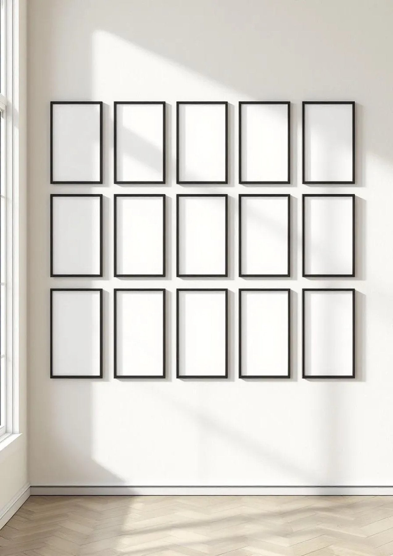 Frame Professional Frame Mockup — Matte Black Frame A-Series (A4 / A3) — Perspective View — #01515 | MockupBulk