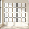 Frame Editorial Room Mockup — Plain Square Frame Square 1:1 — Perspective View — #01525 | MockupBulk