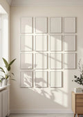 Frame Frame Display Mockup — White Frame Portrait 2:3 — Perspective View — #01536 | MockupBulk