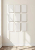 Frame Lifestyle Frame Mockup — White Frame Portrait 2:3 — Perspective View — #01548 | MockupBulk