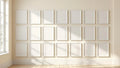 Frame High-Res Frame Mockup — White Frame Portrait 4:5 — Perspective View — #01553 | MockupBulk