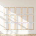 Frame Premium Interior Mockup — Plain Square Frame Portrait 2:3 — Perspective View — #01555 | MockupBulk