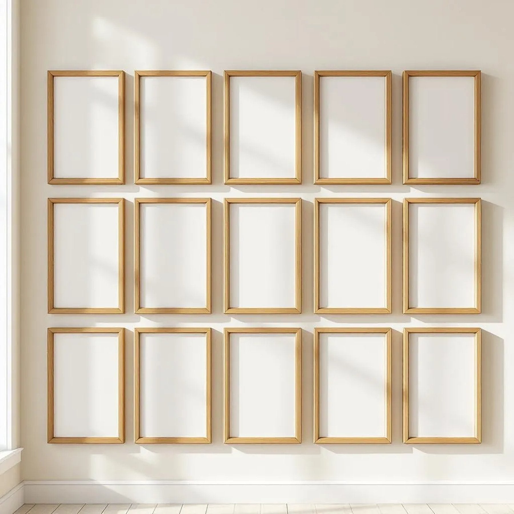 Frame Styled Room Mockup — Plain Square Frame Square 1:1 — Perspective View — #01558 | MockupBulk