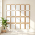 Frame Wall Art Mockup — Plain Square Frame Portrait 2:3 — Perspective View — #01564 | MockupBulk