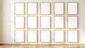 Frame Lifestyle Frame Mockup — Natural Oak Frame Portrait 2:3 — Perspective View — #01568 | MockupBulk