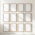 Frame Editorial Room Mockup — Plain Square Frame Square 1:1 — Perspective View — #01576 | MockupBulk