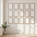 Frame Lifestyle Frame Mockup — Plain Square Frame Portrait 2:3 — Perspective View — #01588 | MockupBulk
