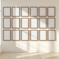 Frame Premium Interior Mockup — Plain Square Frame Portrait 2:3 — Perspective View — #01591 | MockupBulk