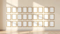 Frame Professional Frame Mockup — Gold Frame Portrait 2:3 — Perspective View — #01613 | MockupBulk