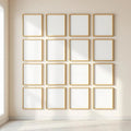 Frame Professional Frame Mockup — Plain Square Frame Portrait 4:5 — Perspective View — #01615 | MockupBulk